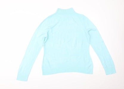 Womens UK Size 14 BHS Blue Basic Blouse