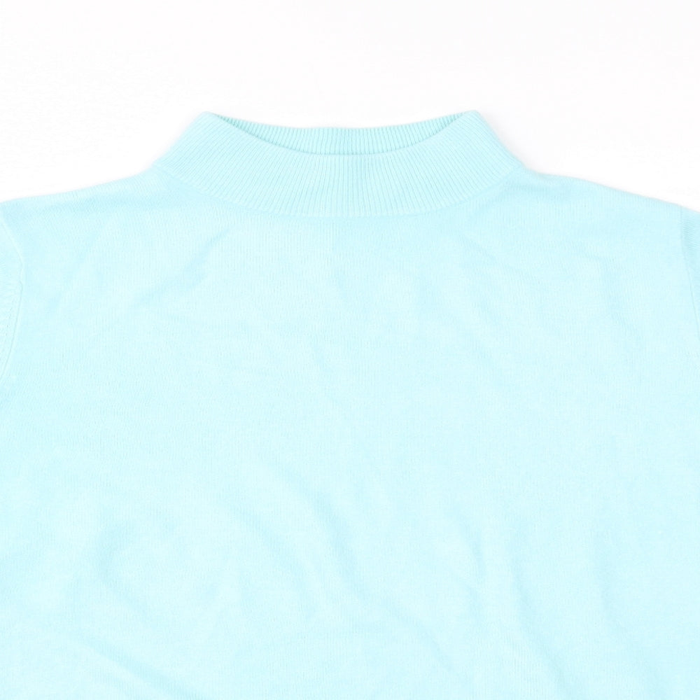 Womens UK Size 14 BHS Blue Basic Blouse