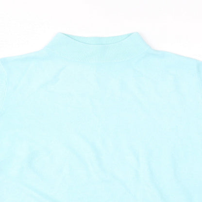 Womens UK Size 14 BHS Blue Basic Blouse