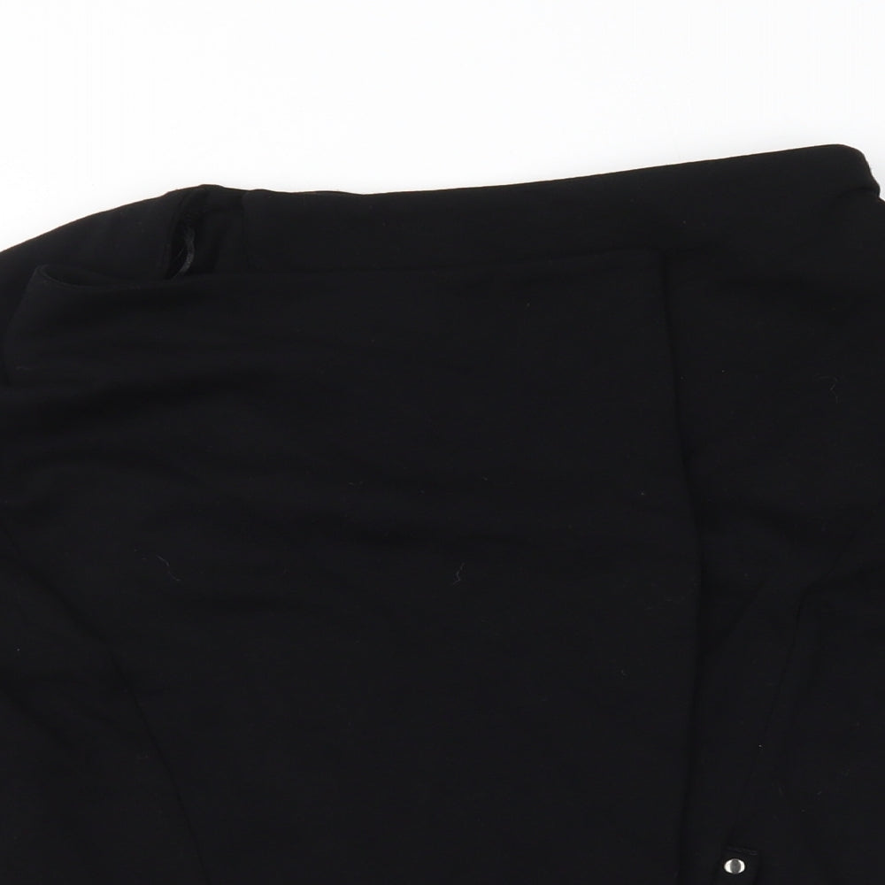 Womens UK Size S Wallis Black Cardigan Jumper