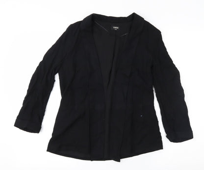 Womens UK Size 8 Oasis Black Cardigan Jumper