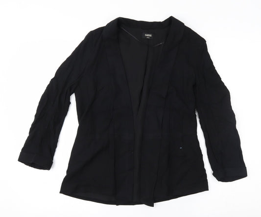 Womens UK Size 8 Oasis Black Cardigan Jumper