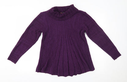 Womens UK Size M alexara Purple Pullover Jumper