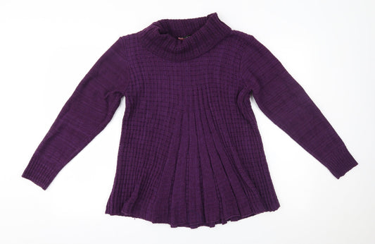 Womens UK Size M alexara Purple Pullover Jumper