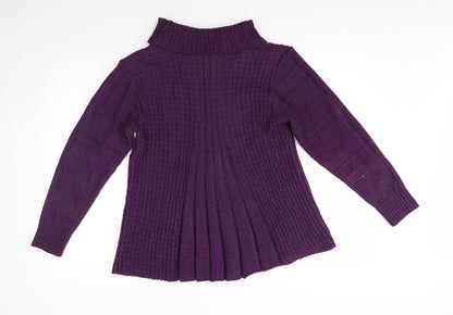 Womens UK Size M alexara Purple Pullover Jumper