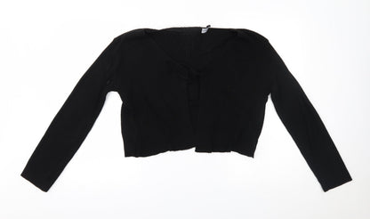 Prettyllittlething Womens Black   Cape Jumper Size S