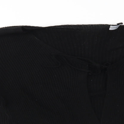 Prettyllittlething Womens Black   Cape Jumper Size S