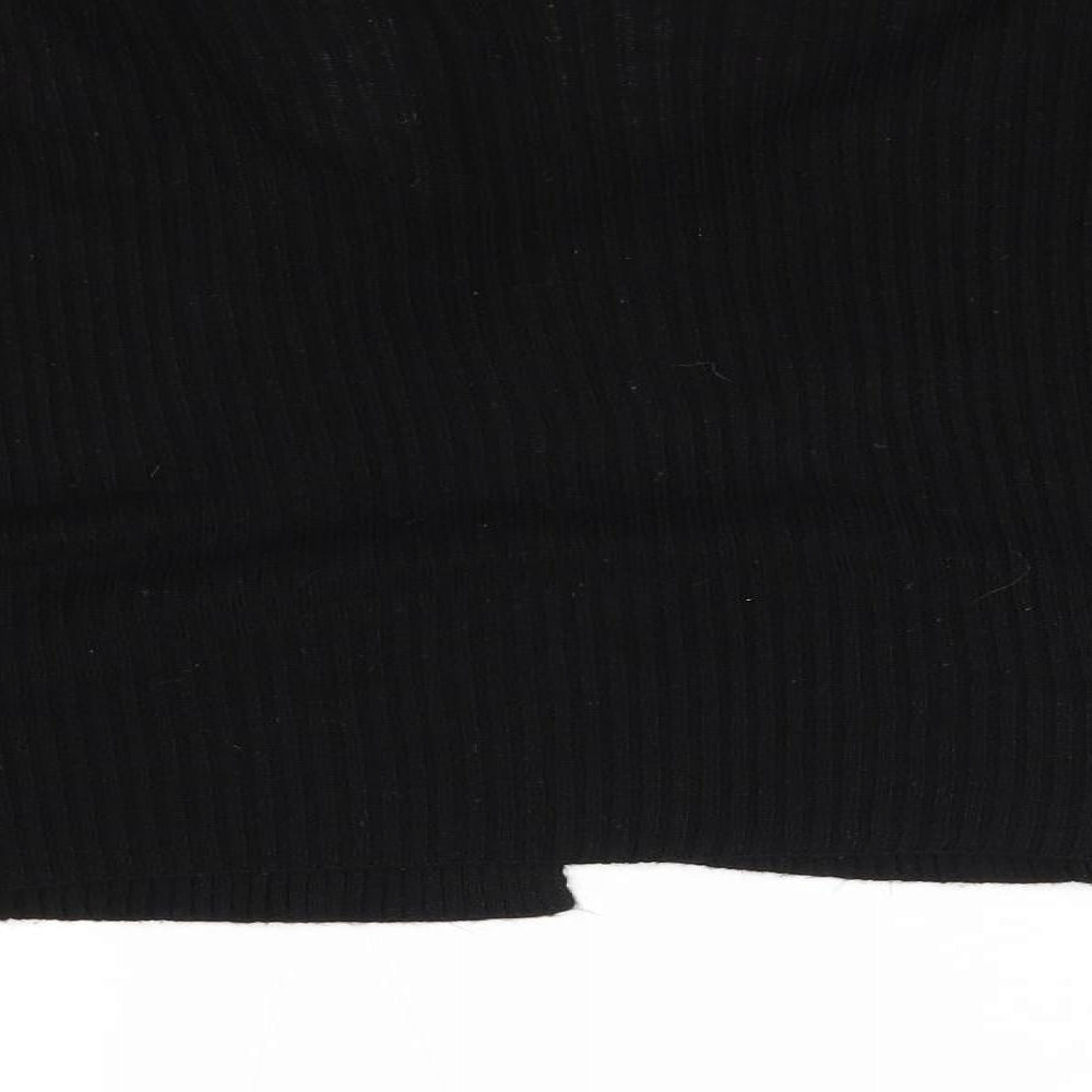 Prettyllittlething Womens Black   Cape Jumper Size S