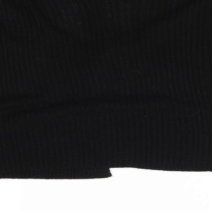 Prettyllittlething Womens Black   Cape Jumper Size S
