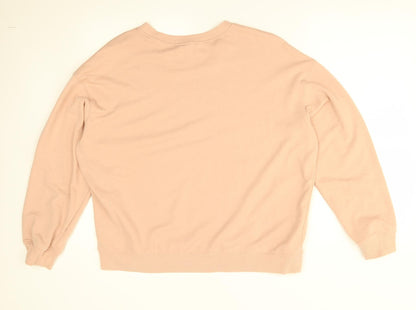 Womens UK Size XL H&M Pink Pullover Jumper