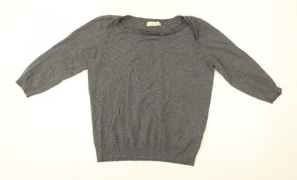Womens UK Size 16 M&S Grey Pullover Jumper