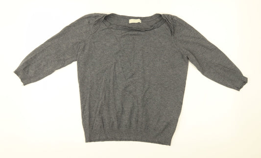 Womens UK Size 16 M&S Grey Pullover Jumper