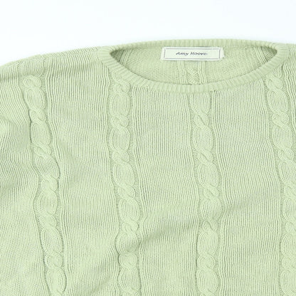 amy moore Womens Green   Pullover Jumper One Size
