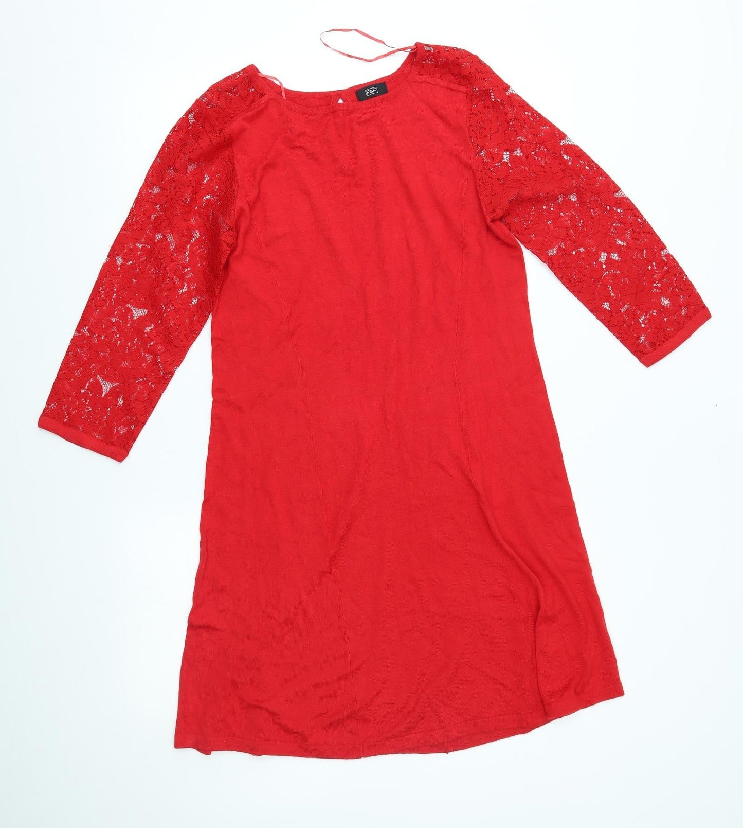 F&F Womens Red   A-Line  Size 14