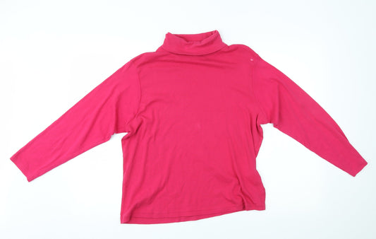 Womens UK Size L amoretti Pink Pullover Jumper