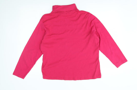 Womens UK Size L amoretti Pink Pullover Jumper