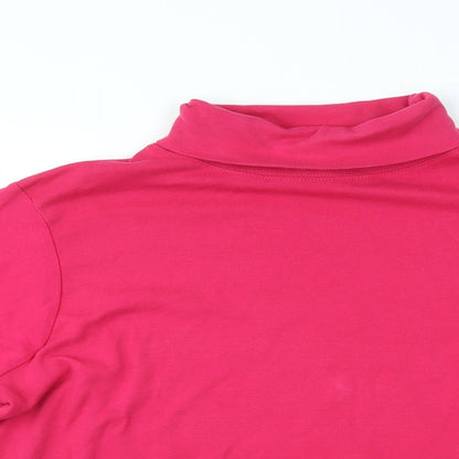 Womens UK Size L amoretti Pink Pullover Jumper