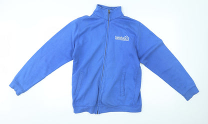 Awdis Mens Blue   Full Zip Sweatshirt Size S  - Henshaw's roofing and building supplies