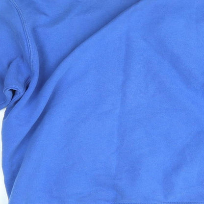 Awdis Mens Blue   Full Zip Sweatshirt Size S  - Henshaw's roofing and building supplies