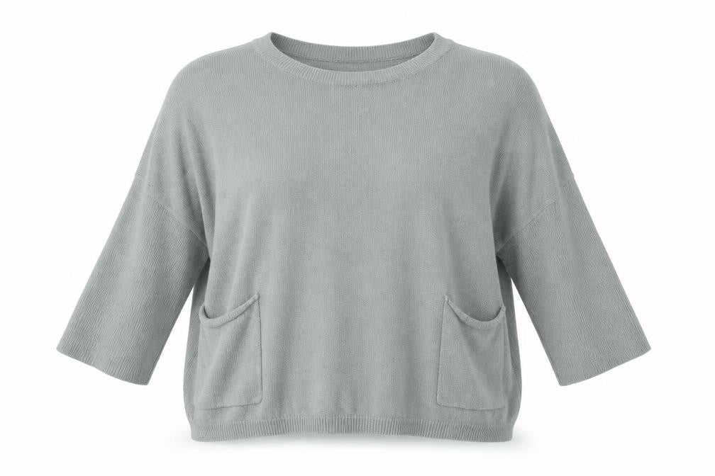 Womens UK Size S jcl Silver Pullover Jumper