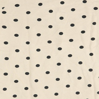 Moss Copenhagen Womens Beige Polka Dot  Pullover Jumper Size S