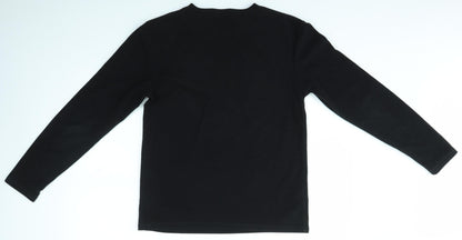 CEDARWOOD STATE Mens Black    Pyjama Top Size S