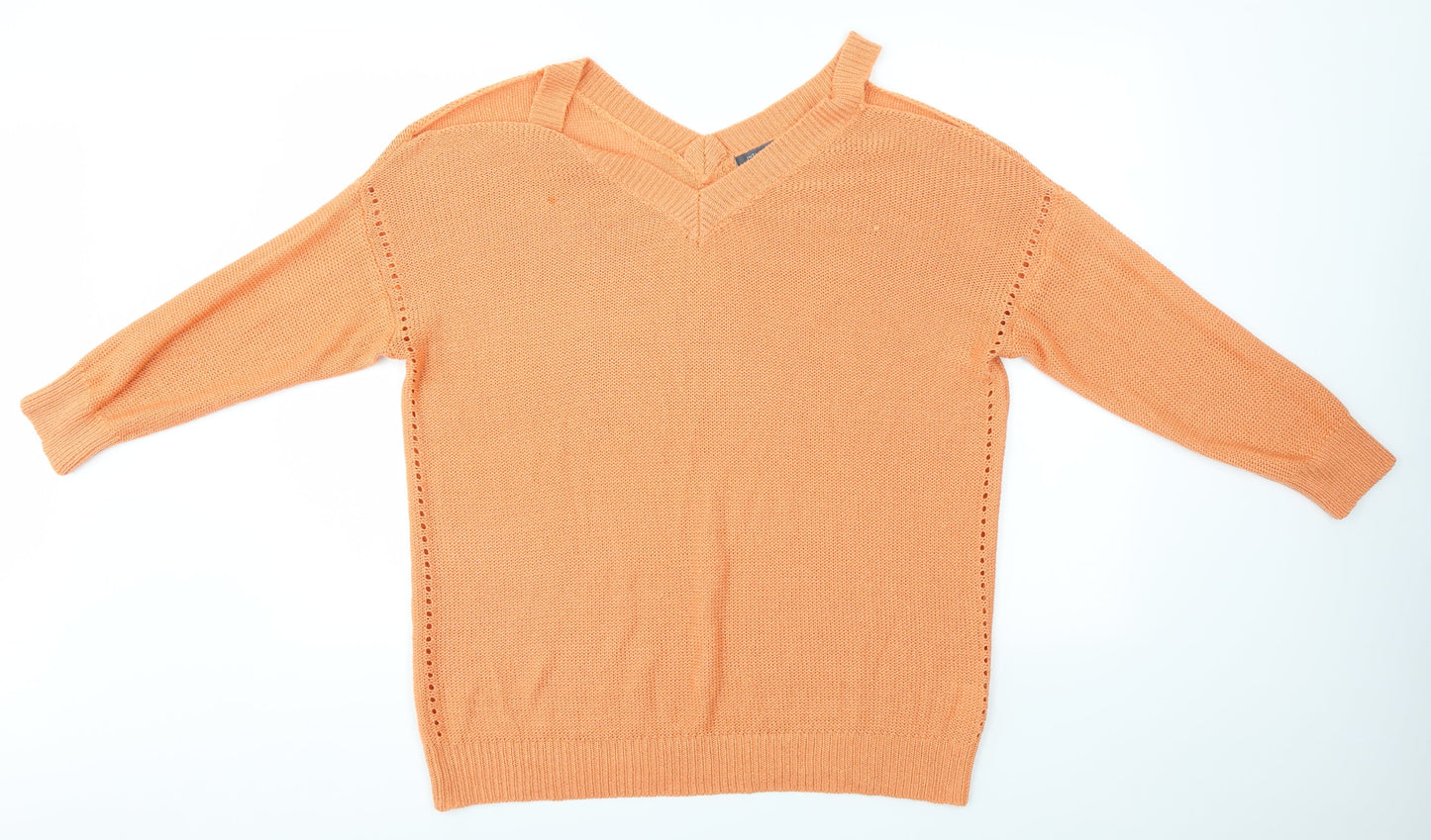 INTUITION Womens Orange   Pullover Jumper Size 16