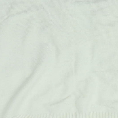 Womens UK Size 14 Pure and Natural Ivory Cardigan Jumper