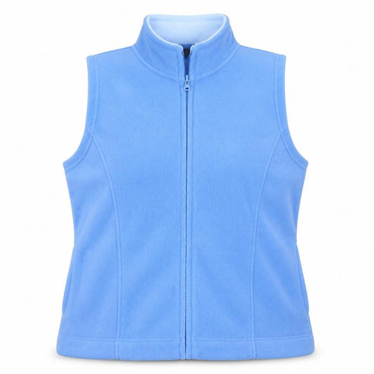 Womens UK Size 14 ISLE Blue Full Zip Jumper