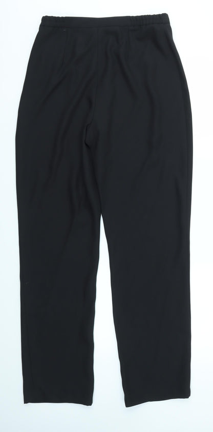 WARP AND WEFT Womens Black   Dress Pants Trousers Size 12 L30 in