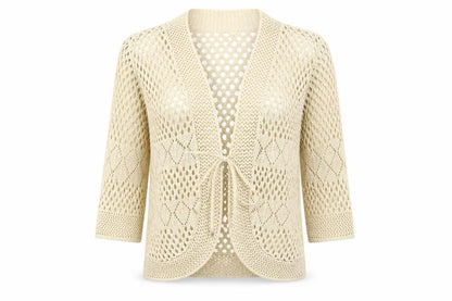 KNITT Womens Beige   Cardigan Jumper Size M