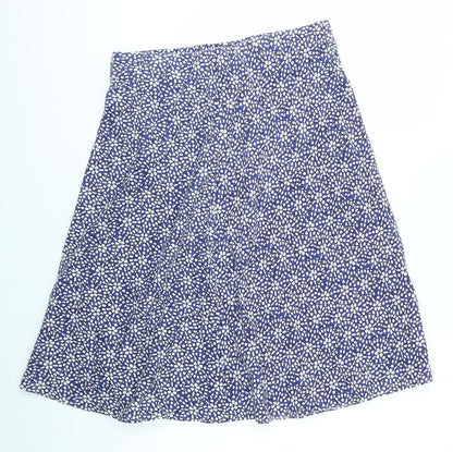M&S Womens Multicoloured   A-Line Skirt Size L