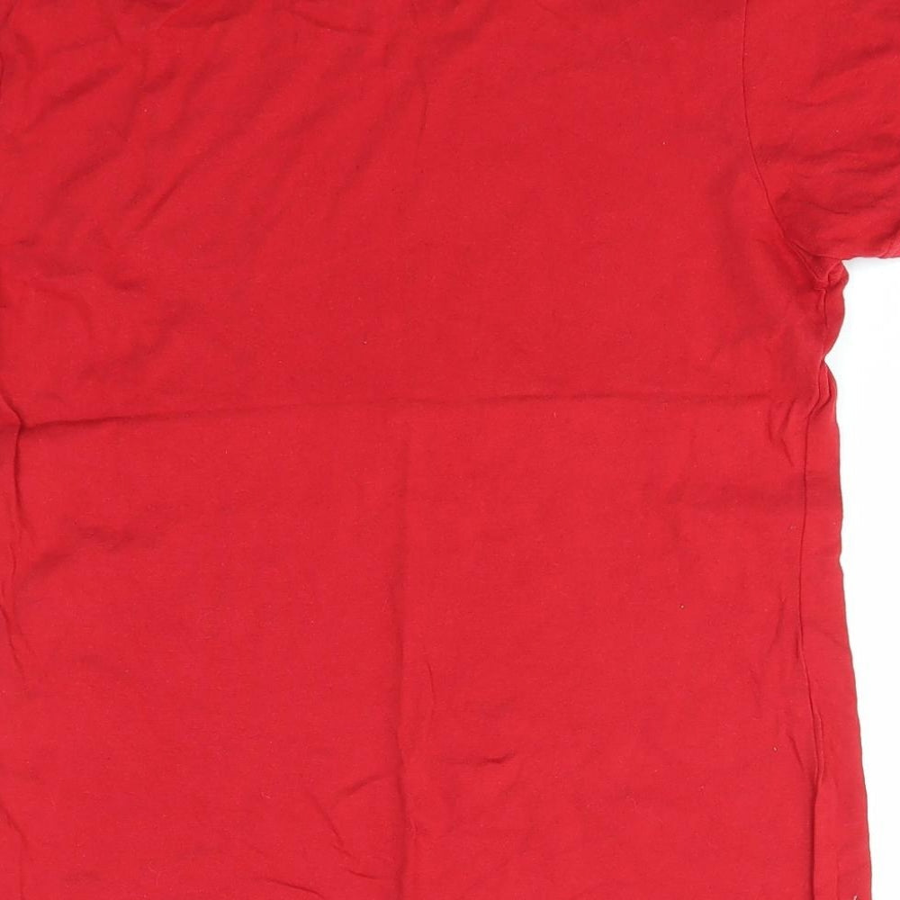 Primark Womens Red   Basic T-Shirt Size S