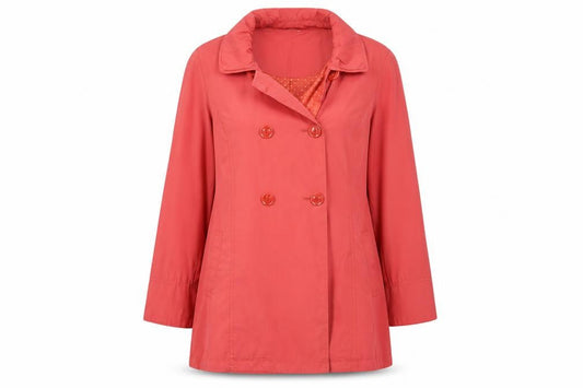 Womens UK Size 14 Per Una Orange Overcoat