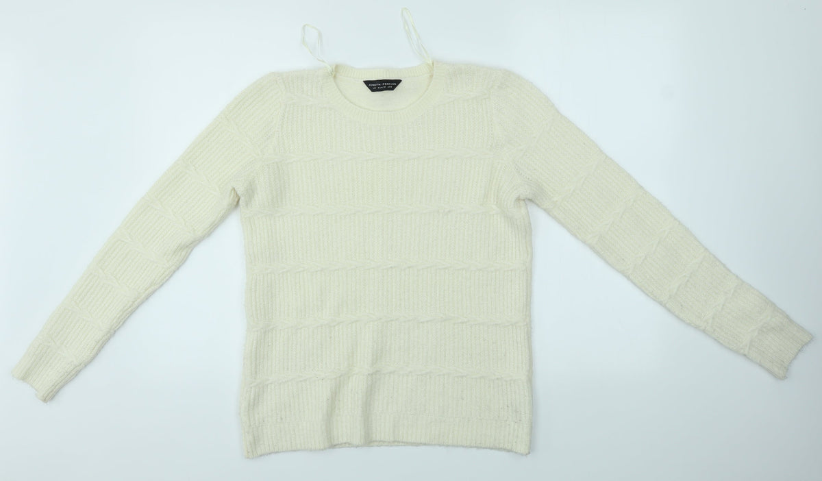 Womens UK Size 10 Dorothy Perkins Ivory Pullover Jumper