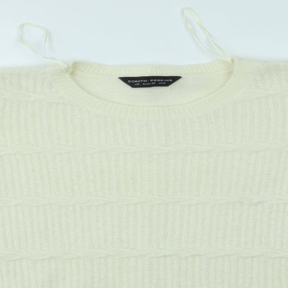 Womens UK Size 10 Dorothy Perkins Ivory Pullover Jumper