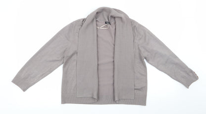 Womens UK Size M M & CO Brown Cardigan Jumper