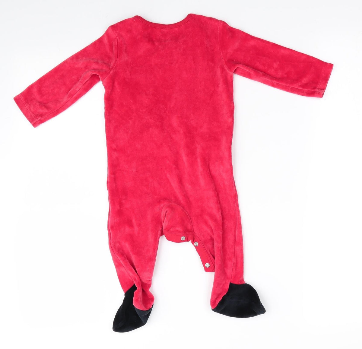 Fred & Flo Boys Red Solid   One Piece Size 6-9 Months  - Father Christmas