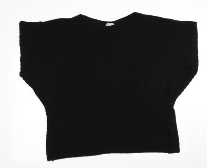 Womens UK Size  Made in Italy Black Pullover Jumper