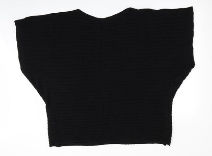 Womens UK Size  Made in Italy Black Pullover Jumper