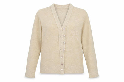 Womens UK Size S 4 Me Beige Cardigan Jumper