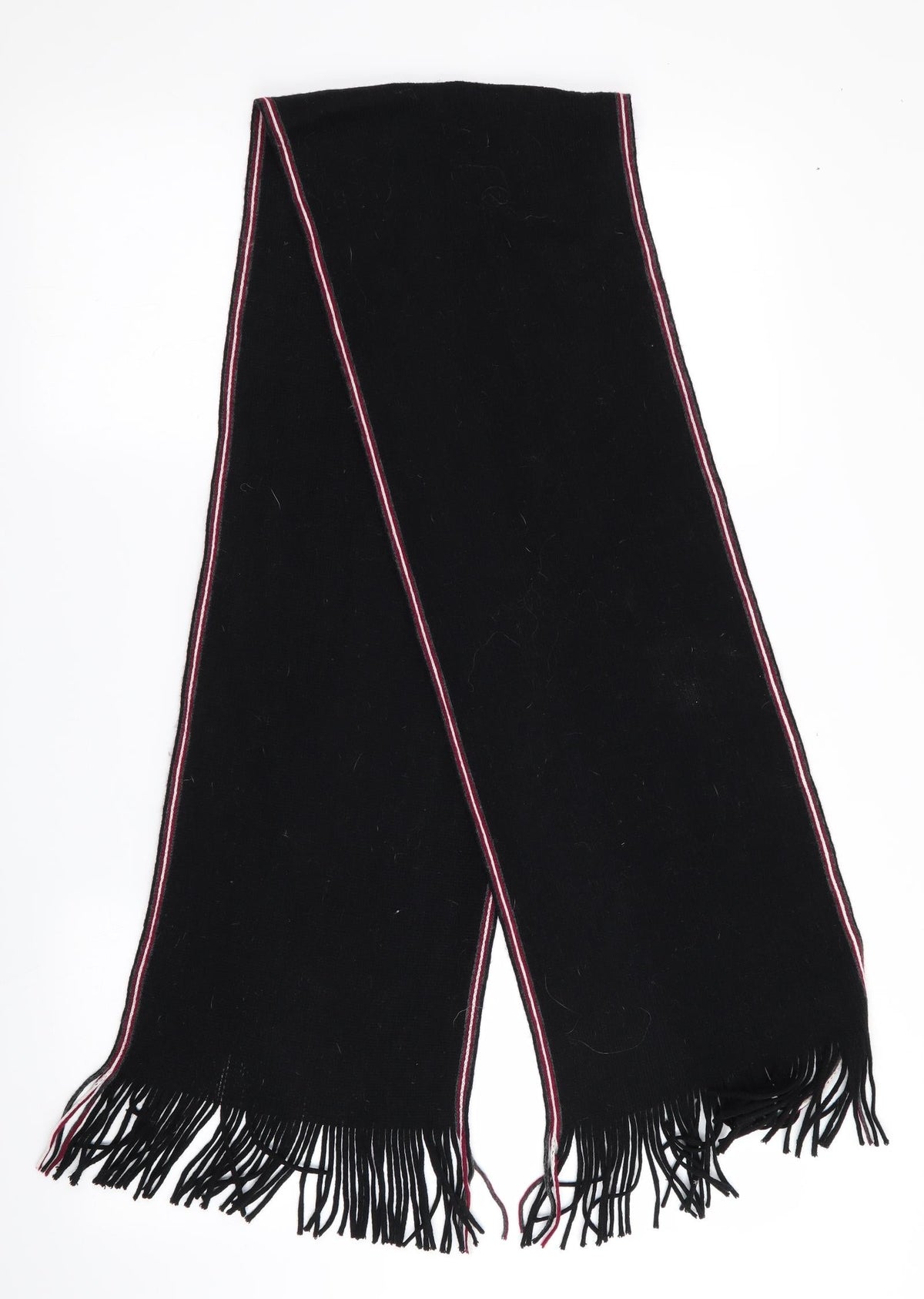 Preworn  Black   Scarf  One Size