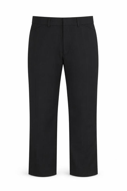 Mens UK Size 34 in Buron Regular Fit  Black Trousers