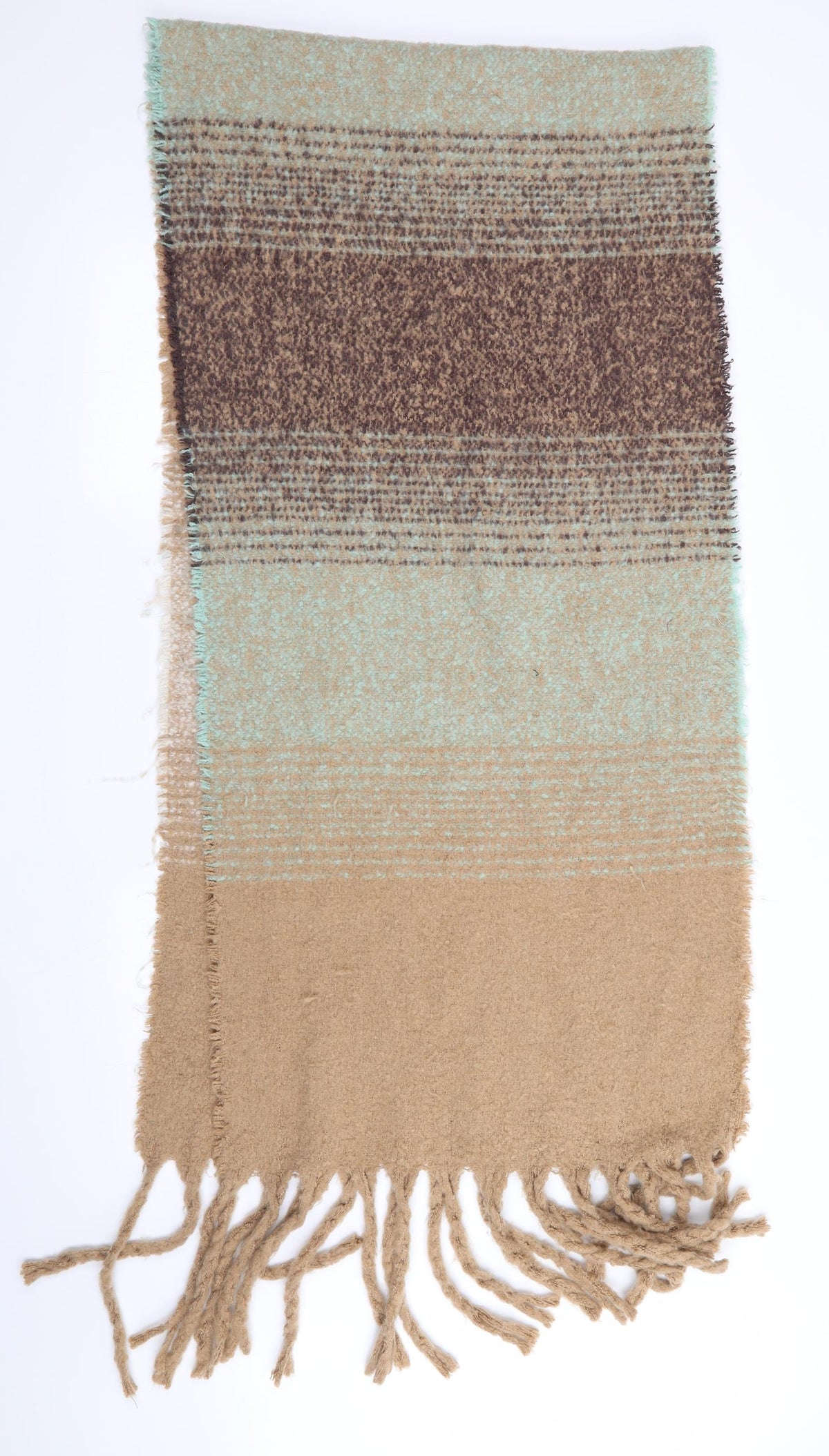 Preworn Womens Beige Striped   Shawl/Wrap