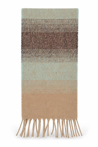Preworn Womens Beige Striped   Shawl/Wrap