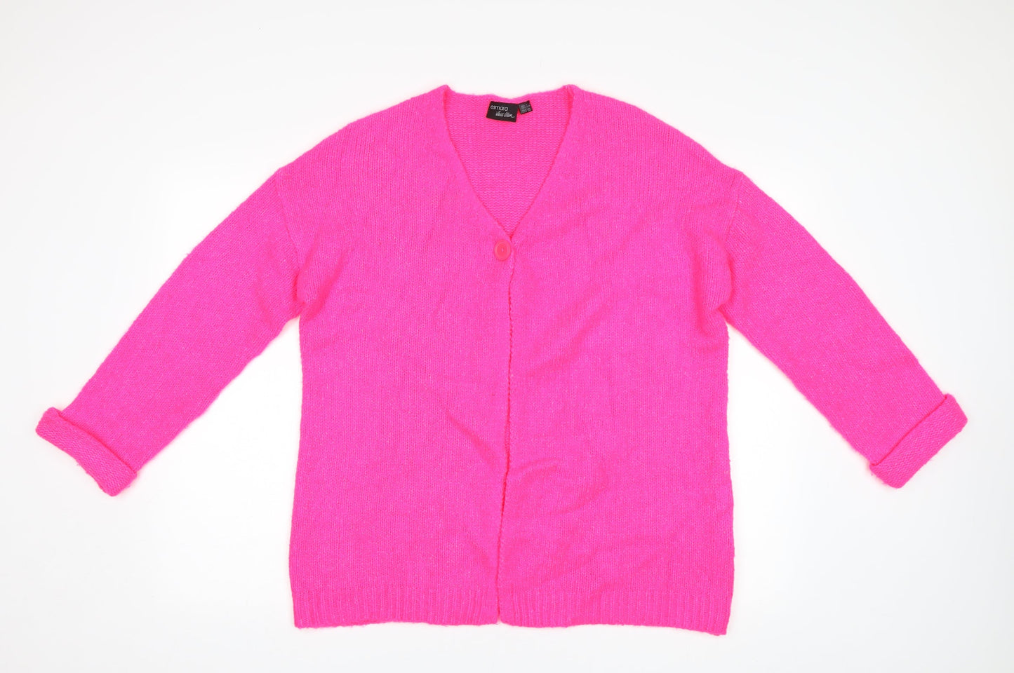 Womens UK Size XS ESMARA Pink Cardigan Jumper