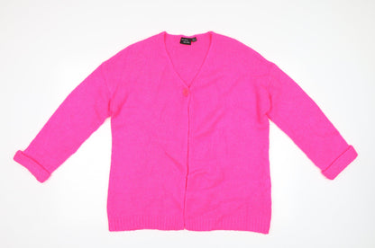 Womens UK Size XS ESMARA Pink Cardigan Jumper
