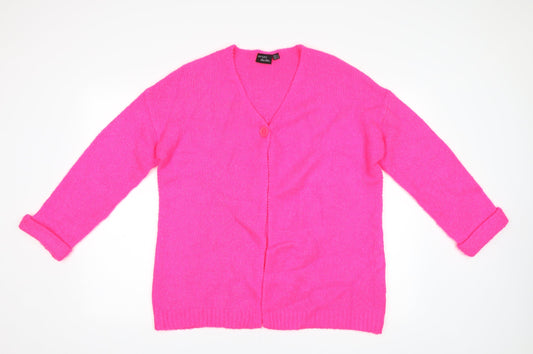 Womens UK Size XS ESMARA Pink Cardigan Jumper