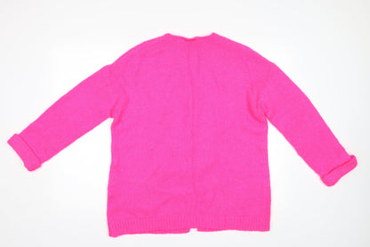 Womens UK Size XS ESMARA Pink Cardigan Jumper