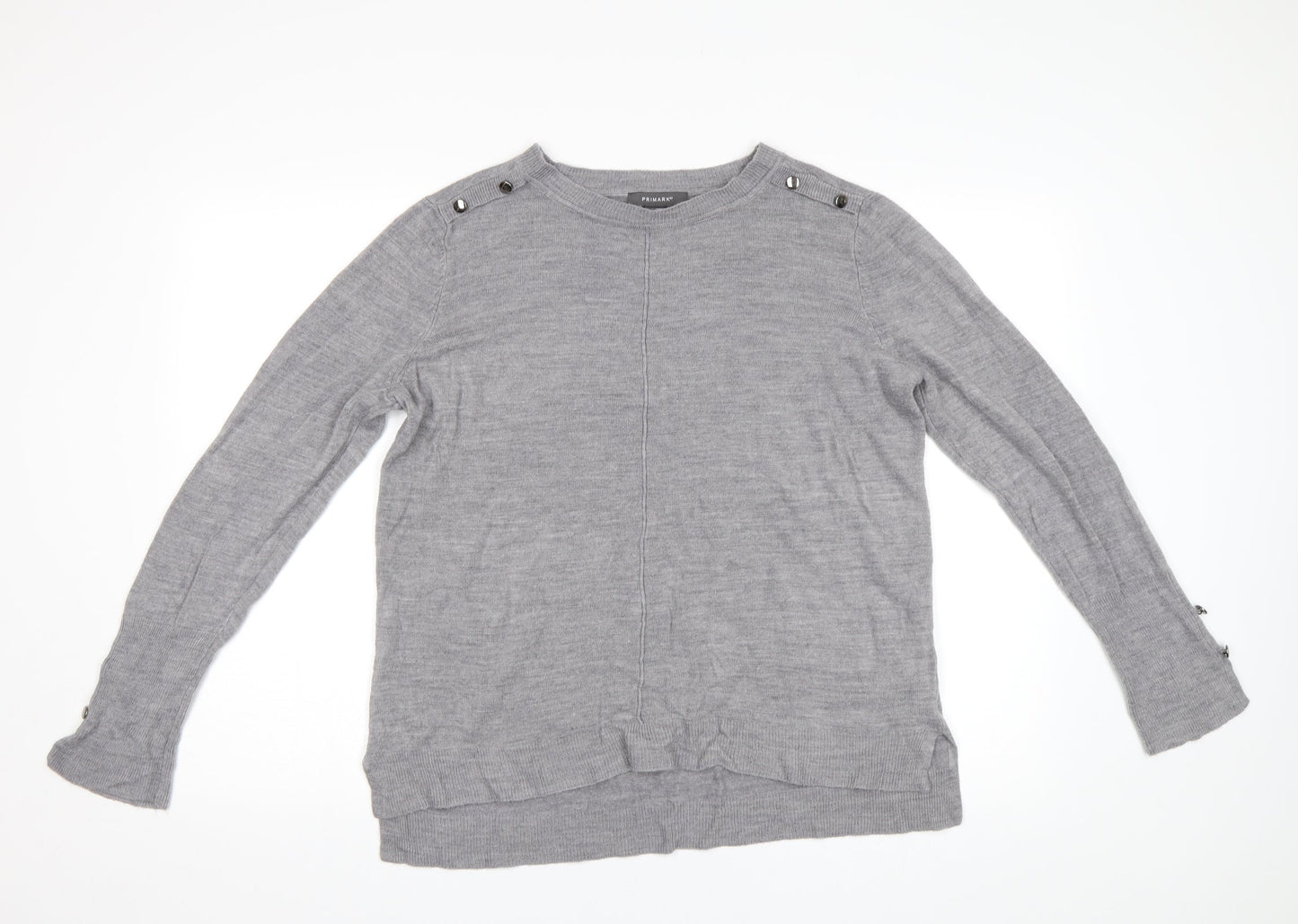 Primark Womens Grey   Pullover Jumper Size L